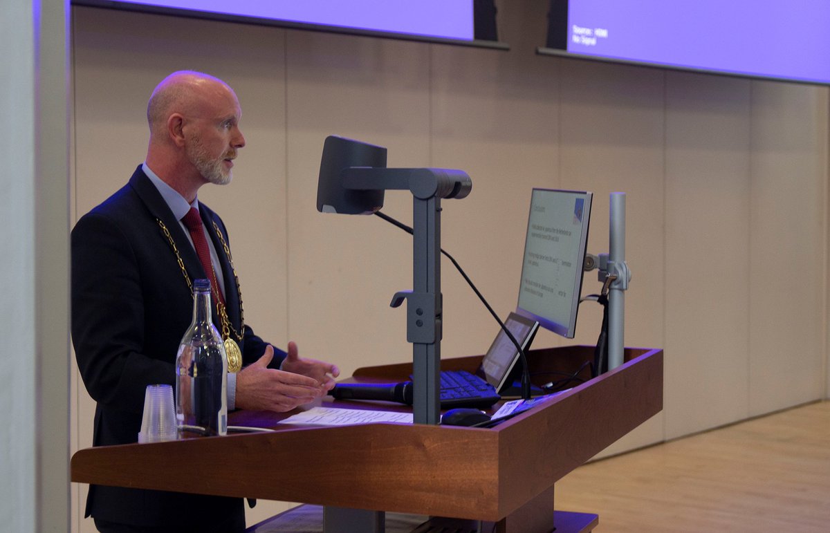 MicrobioSoc's tweet photo. Last night’s #IMAV19 drinks reception was sponsored by the Rt Hon The Lord Provost and Glasgow City Council, and Depute Lord Provost Bailie Philip attended on her behalf. Here he is discussing the importance of arbovirus research. @GlasgowCC @meetglasgow https://t.co/xIqFgvUkau