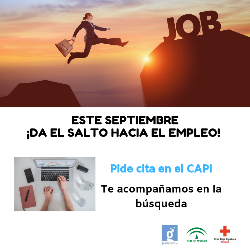 PuntoVuelaPuche's tweet photo. Septiembre, el mes de los comienzos. En #CapiPuche te acompañamos para que aproveches todas las oportunidades. Pide cita para #acompañamientoempleo.
#TICs #Guadalinfo https://t.co/l55O11iTnq