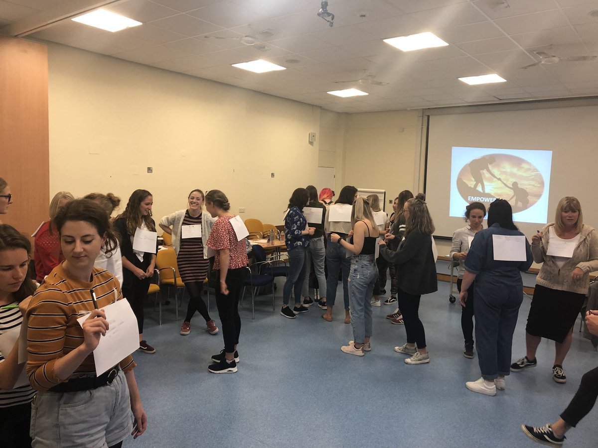 After some coaching teaching nqn’s giving each other advice on what they feel their weaknesses are - suporting each others is great @“
