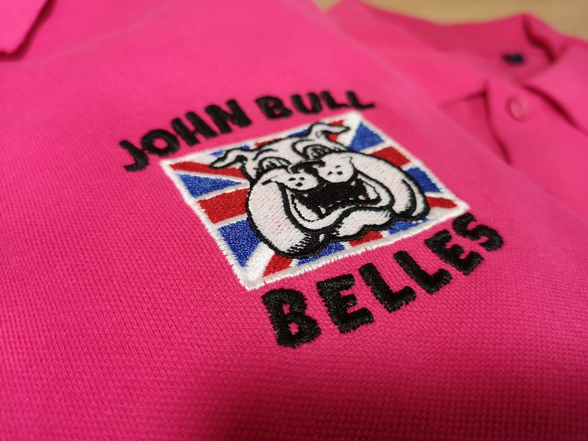 AcePrintwear's tweet photo. Good luck to the ladies darts team at The John Bull pub! 😄👊

Loving the use of the bright colours and embroidery!

We can print almost everything,
Just drop us a message for your free quote today!!

📞: 01803 291551 📧: info@aceprintwear.co.uk 
 #Torbay #embroidery #embroidered https://t.co/O35CSKxPop