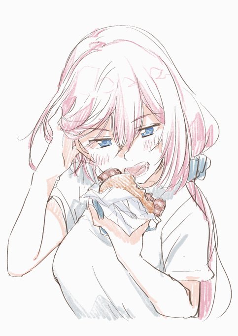 「青い眼 ハンバーガー」のTwitter画像/イラスト(古い順)