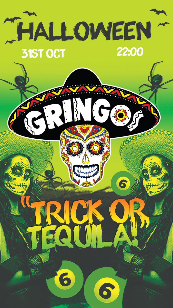 The nightmare continues this Halloween at... Gringos Bingo🎃