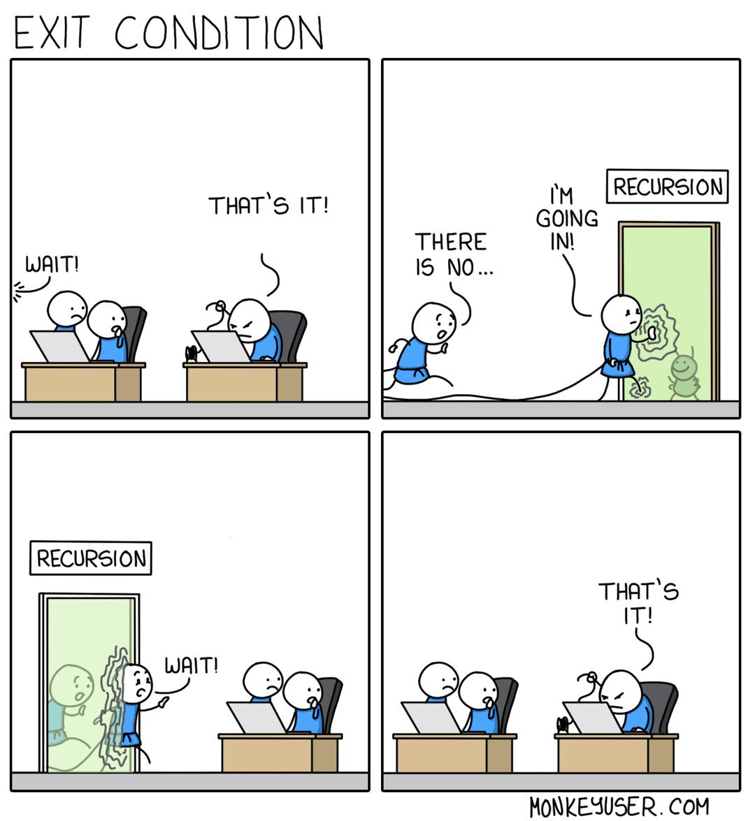murat_purc's tweet image. - Wait! 
+ That's it! 
- There is no... 
+ I'm going in! 
- Wait! 
+ That's it! 

(via Instagram - themonkeyuser - instagram.com/p/Byjv7aXAtYV/) 

#monkeyuser #devhumor #programming #comics #programmerhumor #code #source #development #programmer #recursion
