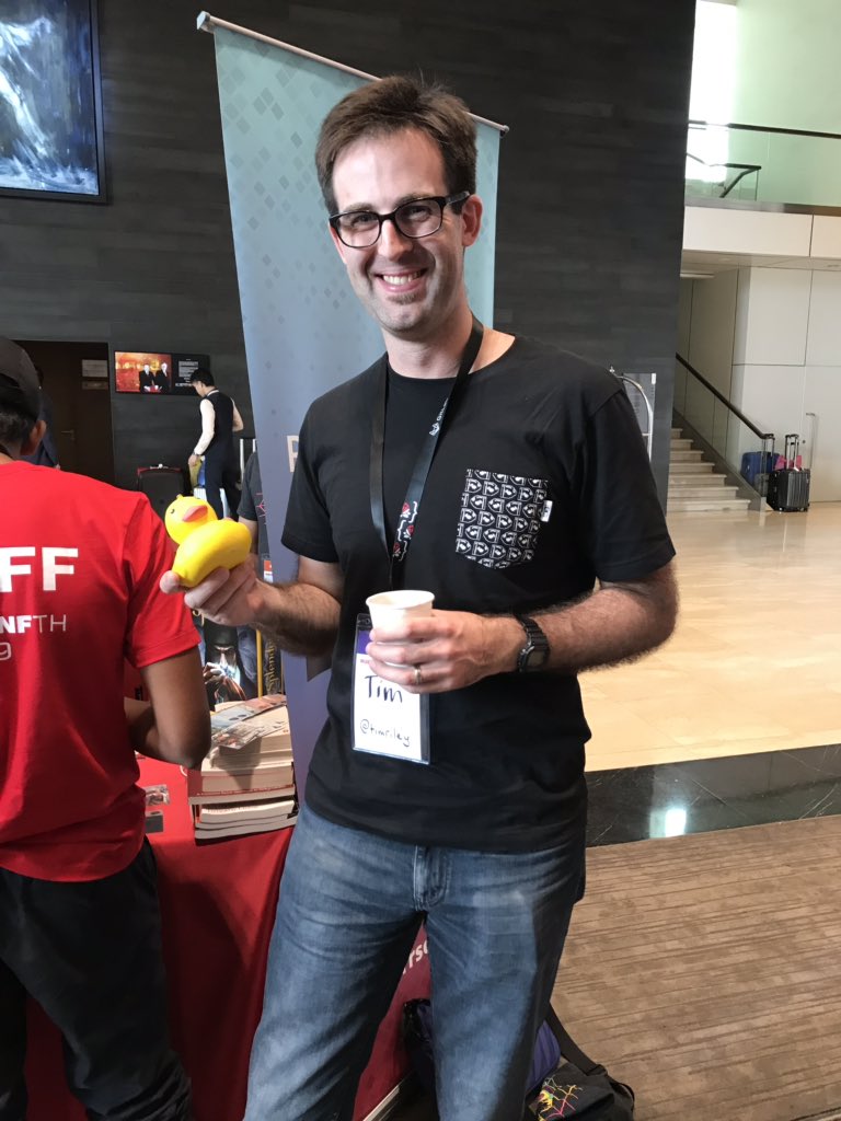 Questing with <a href="/timriley/">Tim Riley → @timriley@ruby.social</a> through Rubinnia was quite the journey <a href="/rubyconfth/">RubyConf Thailand</a> #rubyconfth