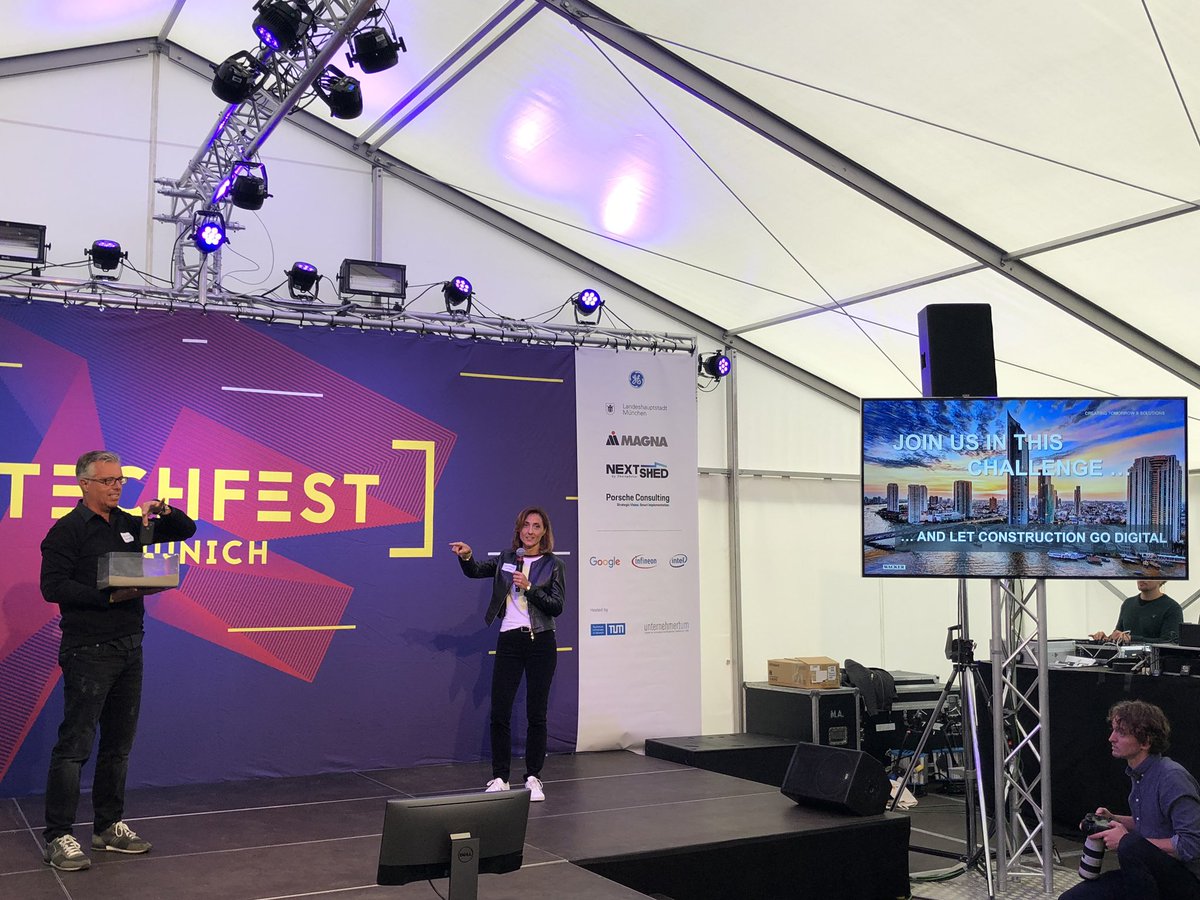 wackerchemie's tweet photo. Global construction has a major impact on us and on our environment!
Join us in our challenge today and make #construction go digital!

#techfestmunich #tf19 @utum_muc https://t.co/YrbinVVsj2