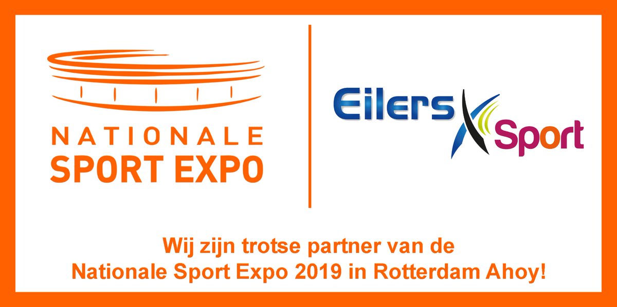 Morgen: de Nationale Sport Expo in Rotterdam Ahoy. 

Wij zijn erbij! Jullie ook? 😊