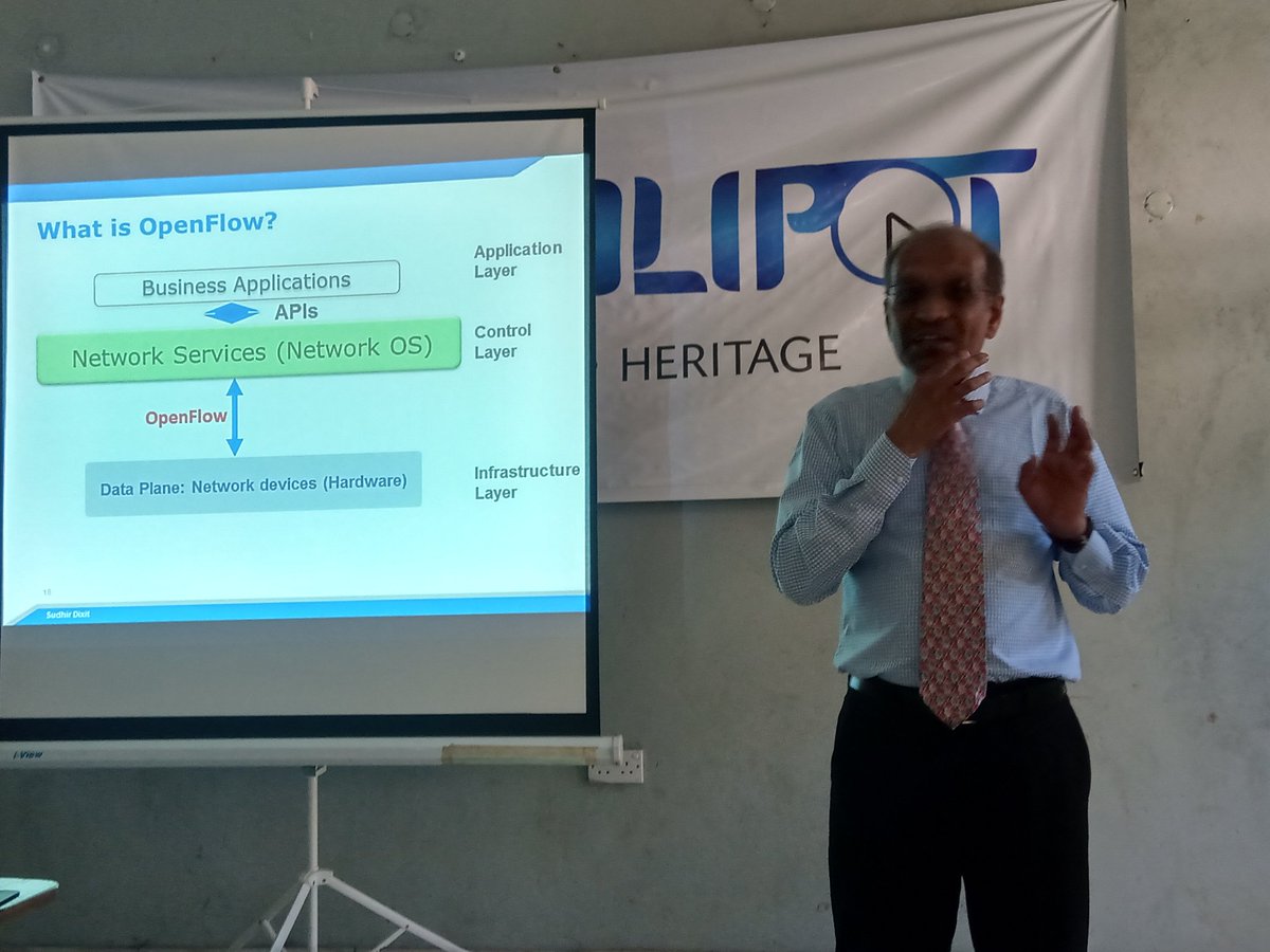 swahilipothub's tweet photo. OpenFlow is protocol that allows communication between the data and control planes @IEEEKenyaComSoc https://t.co/WzedGxFZnl