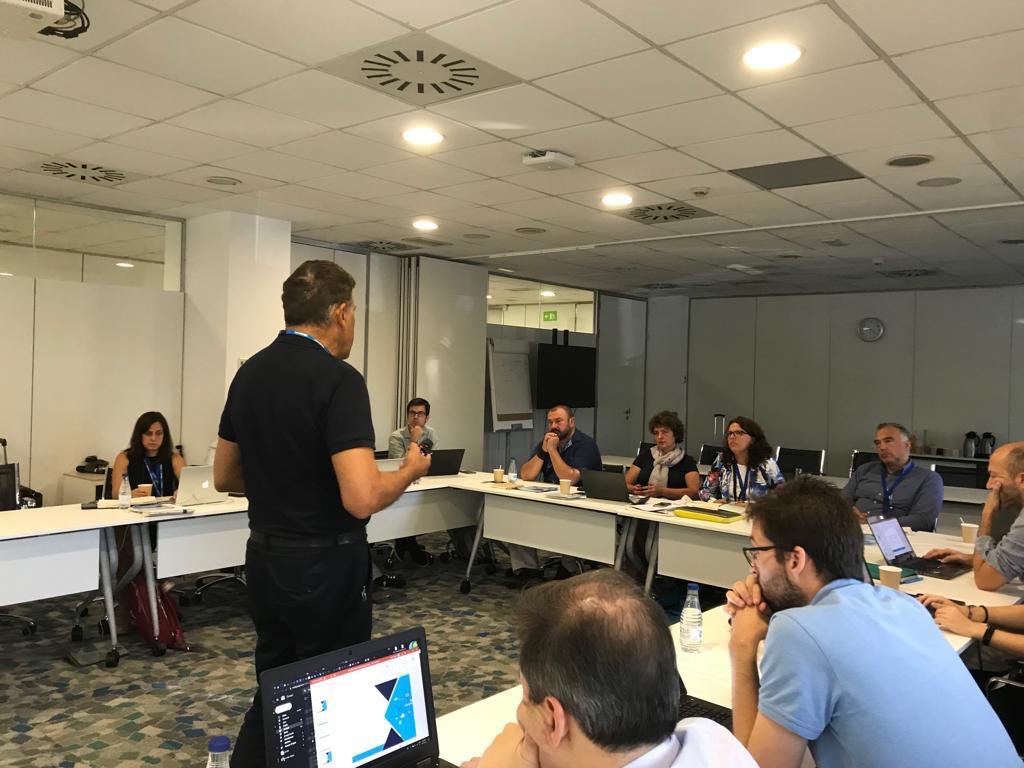 ACTIVAGEproject's tweet photo. So happy to welcome the 2nd #ACTIVAGEopencall winners at @MedtronicES facilities today! We are working together to launch 3 new projects based on implementing #IoT and #activeageing services in new regions across #Europe thanks to the #ACTIVAGEecosystem created! #IoTLSP #H2020 https://t.co/fyo8zdXKsM