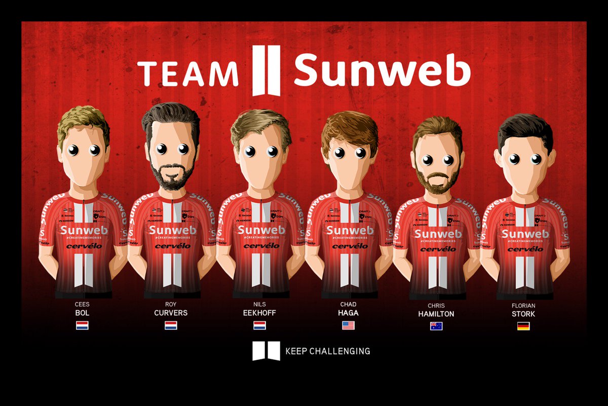 #OVOToB🇬🇧 

Stage racing continues for us <a href="/TourofBritain/">Lloyds Tour of Britain</a> tomorrow! Check out who we have lining up at the race. 👇🏻

🇳🇱 <a href="/ceesbol1995/">Cees Bol</a> 
🇳🇱 <a href="/RoyCurvers/">Roy Curvers</a> 
🇳🇱 <a href="/nilseekhoff/">Nils Eekhoff</a> 
🇺🇸 @ChadHaga 
🇦🇺 <a href="/ChrisHamo_/">Chris Hamilton</a> 
🇩🇪 <a href="/flo_stork97/">flo_stork97</a> 

💻teamsunweb.com/calendar/ovo-e…