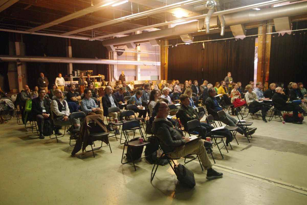 AgriChar_RG's tweet photo. Inspiring talk by Sion Brackenberry @TerrAffix about reclaiming polluted #mine sites with #hydroseeding. 5% #biochar seems very promising for artificial mixtures. @H_DeQuincey #biochartour @Biochar_IBI https://t.co/GOI9nNH6Kt