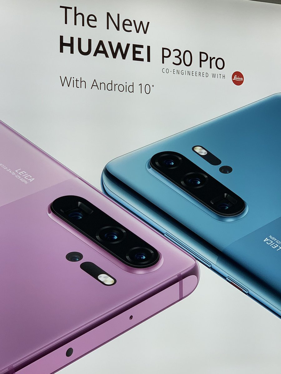 MediaMarktAT's tweet photo. Auf der IFA präsentiert Huawei neue Versionen des P30 Pro. Mit an Bord: Android 10!
#ifa19 #ifa2019 #berlin #ifatechnews #saturntechnews #huawei https://t.co/Nr0YsIcHDS