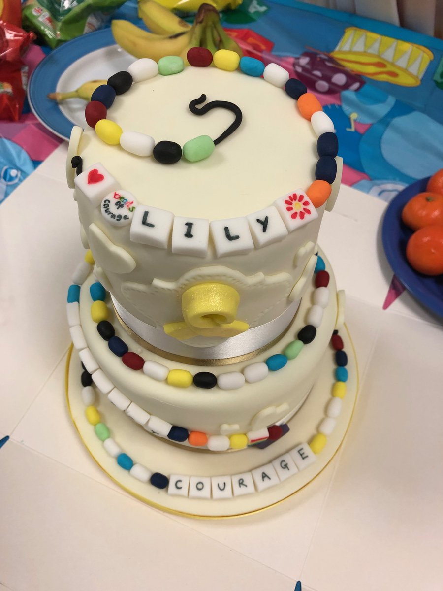 WorcsAcuteNHS's tweet photo. Lily-May Filmer rang the End of Treatment Bell in our Children's Cancer Clinic this week, to celebrate the end of her cancer treatment!

Lily celebrated in the clinic with her family and a delicious cake! 💛🔔🎂🎉

#ChildhoodCancerAwarenessMonth https://t.co/C4psz9r1gK