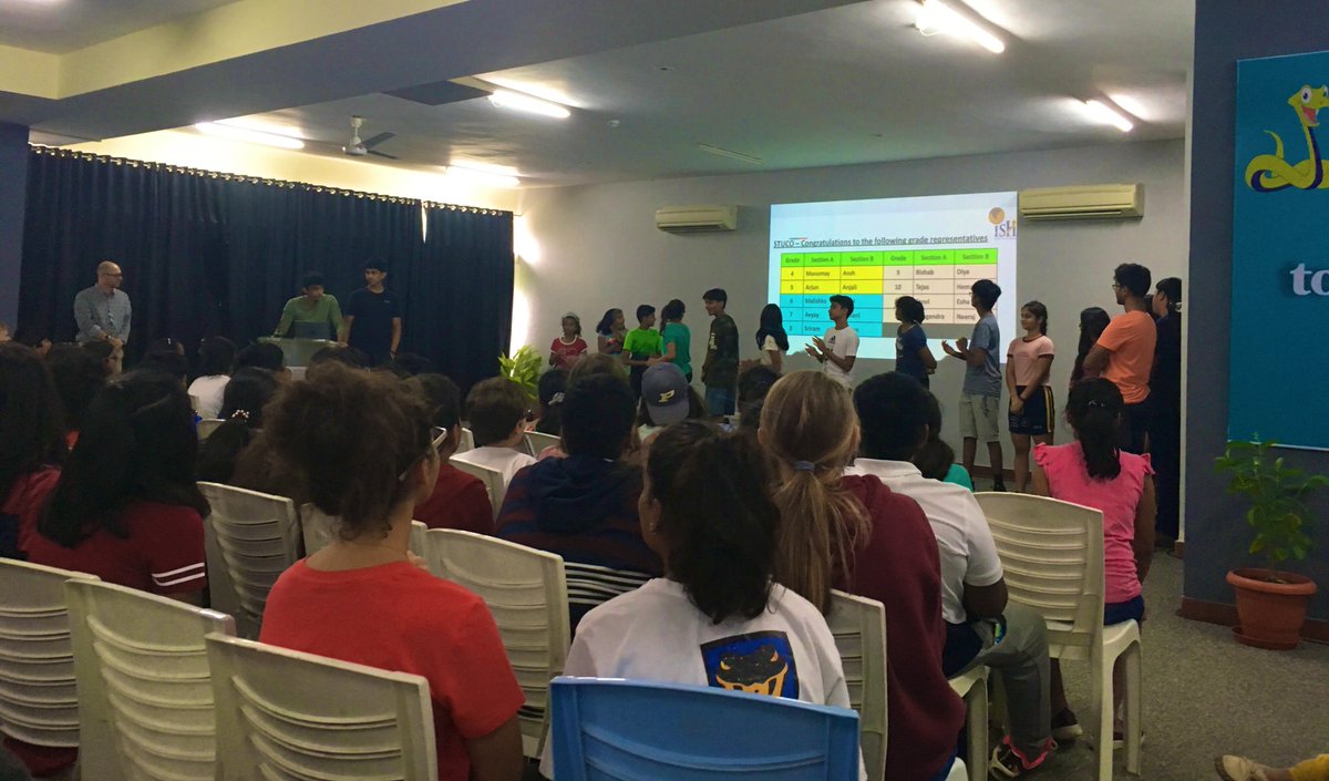 tinapeji_21's tweet photo. ATM: #MiddleSchool personal learning module presentation followed by whole #Secondary assembly #ISHVipers #leadingourownlearning #beingreflective #seekingfeedback @ISHydLeads @bellew @brown_rebecca https://t.co/YWyoYve48O