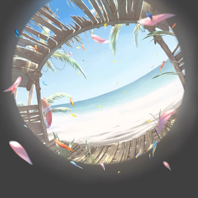 エウロペおまけ_(:3 」∠)_ ズームと背景オンリー 