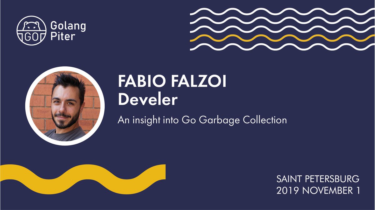 GolangPiter's tweet image. 🗓 1 November 2019 / Golang Piter
Speaker: 👤 Fabio Falzoi @Pippolo84 / Develer / Pisa, Italy
Topic: 📋 An insight into Go Garbage Collection
---—
golangpiter.com/materials/2647 / #GolangPiter
