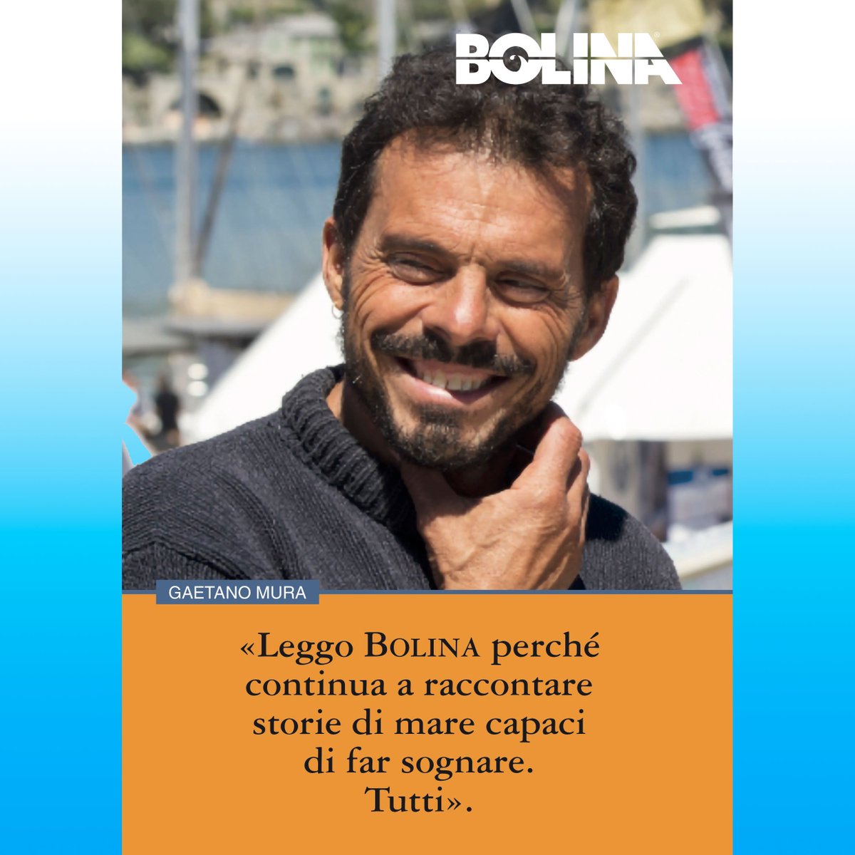 RivistaBolina's tweet photo. Gaetano Mura supporta Bolina e Bolina ringrazia
#gaetanomura #sailmagazine #vela #navigazione #skipper #sinergia #support #stessomare #rivista #rivistabolina #stampalibera #freepress https://t.co/Lz7ShlqU1R