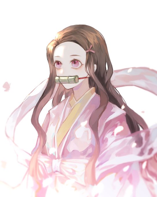 linlinさんがTwitterに投稿した竈門禰豆子(鬼滅の刃)のイラスト。