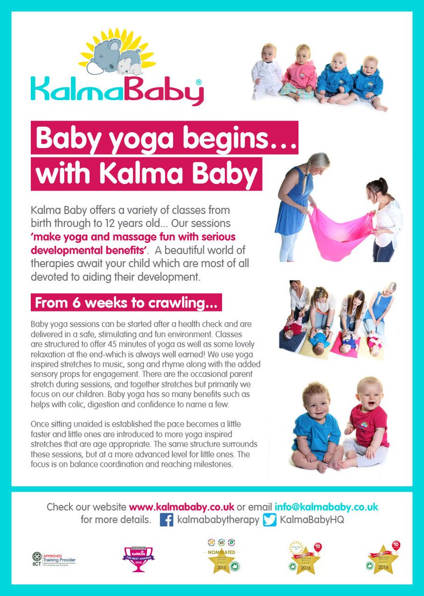 BuffaloCCBlyth's tweet photo. Kalma Baby will be starting at the Buffalo Centre Monday 9th September.  Two types of classes available:  

Baby yoga (6 weeks to sitting) at 9:30am
Baby yoga (sitting to walking) at 10:30am
Sessions are 45 mins long. 

Visit https://t.co/uVYKtgzDlg to book your place. https://t.co/WCRj2WGszH