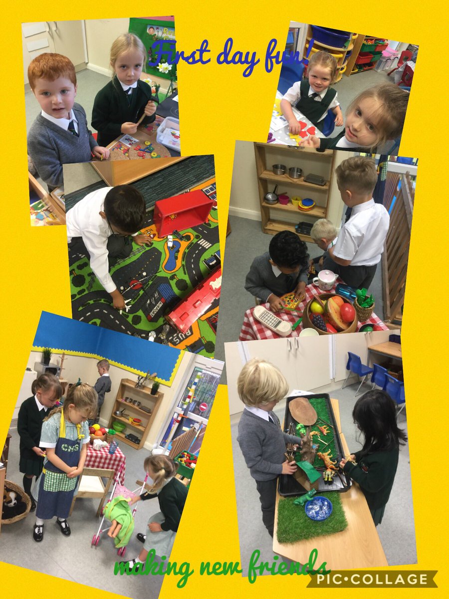 A very warm welcome to our reception children today. We have had a super morning so far! #firstdayfun