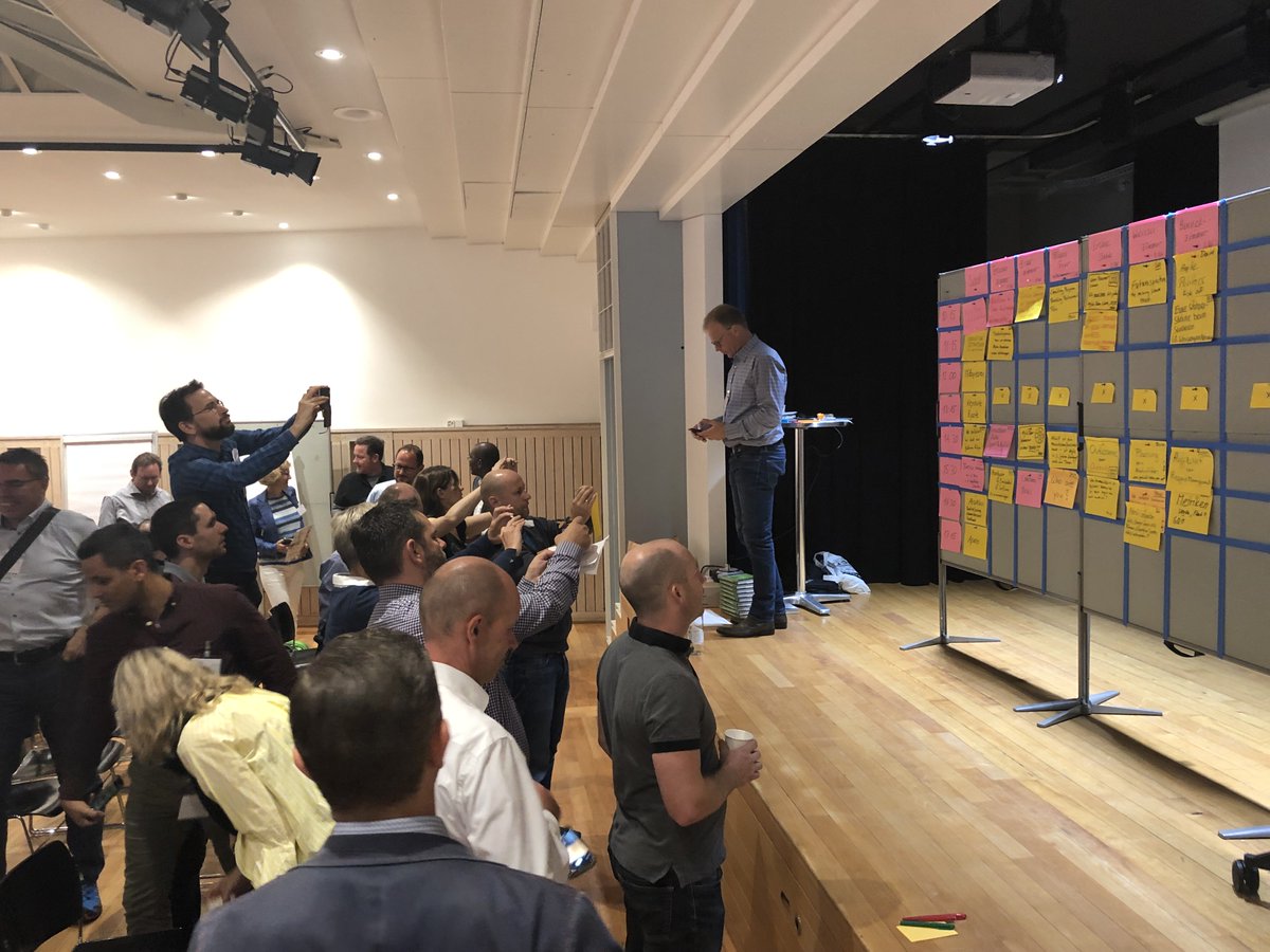 #AgileUnconf ist wenn alle das Programm fotografieren