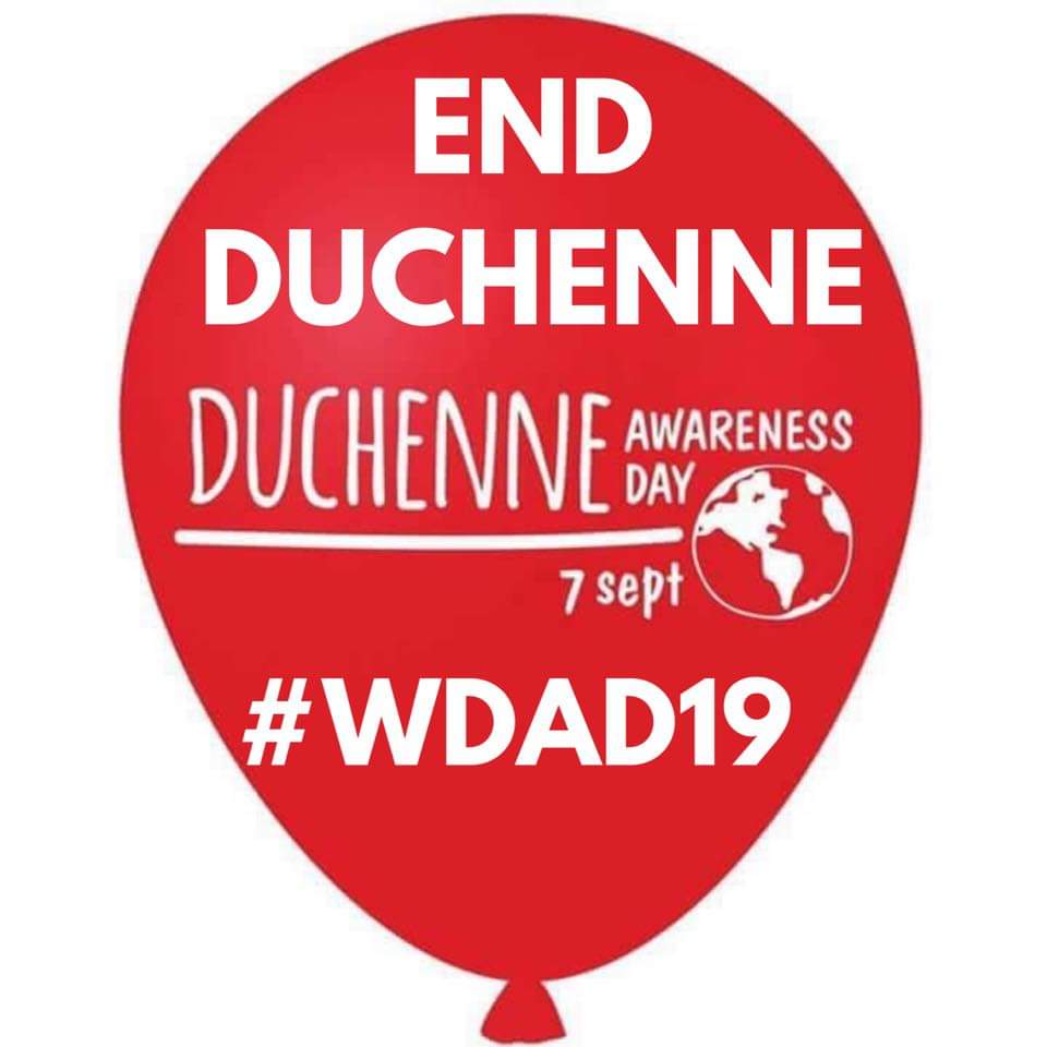 Trying to raise awareness any way that I can #DuchenneAwareness #WDAD19