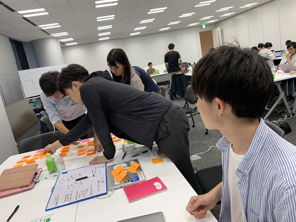 cyberagent_ai's tweet image. アドテクコンペ1日目📸📝

早いもので1日目も終盤になり、
KPTを用いてトレーナーとの
振り返りを行なっています！

はじめてのDSP開発にチーム一丸となって挑戦してます！

#catechchallenge
#アドテクコンペ