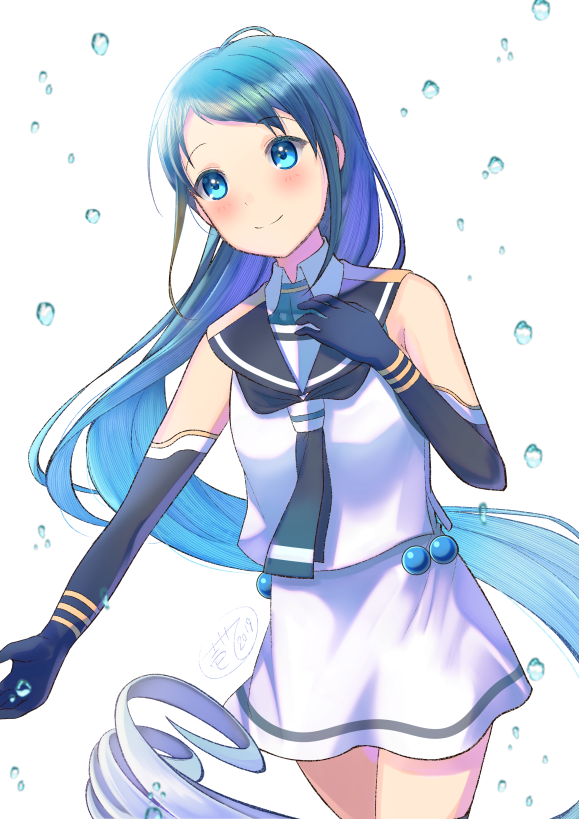 五月雨(艦これ) 「お題箱から五月雨ちゃん 」|壱十九 / illustratorのイラスト