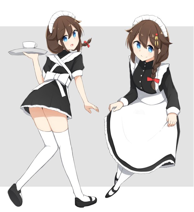 「black footwear maid」 illustration images(Oldest)