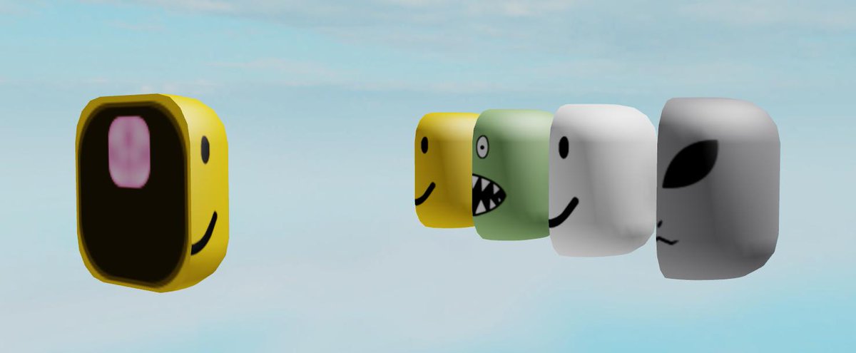 Dogutsune On Twitter I Present You A New Ugc Concept Hat I - noob head old smile roblox