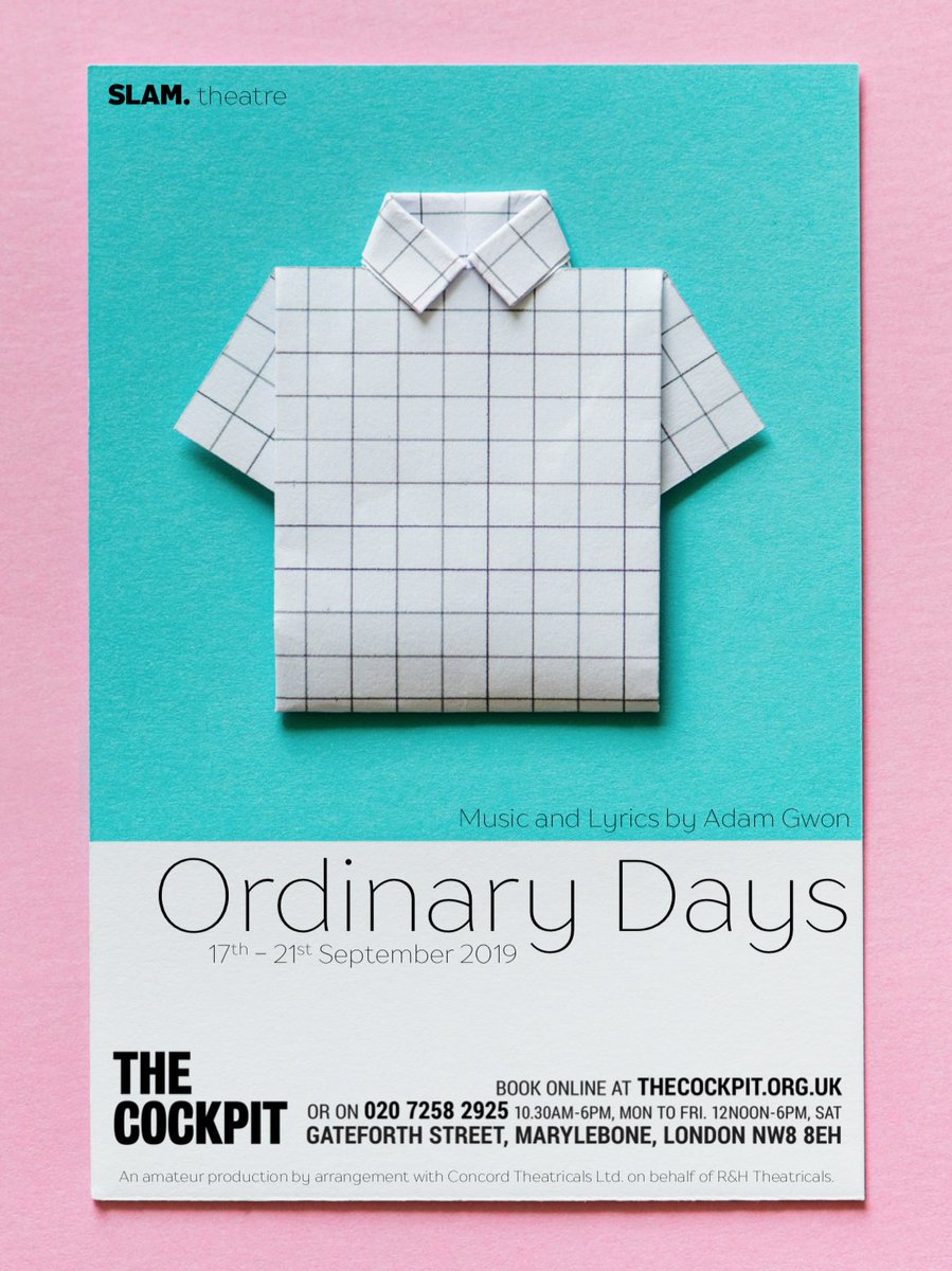 Go on, you know you want to... #ordinarydays thecockpit.org.uk/show/ordinary_…