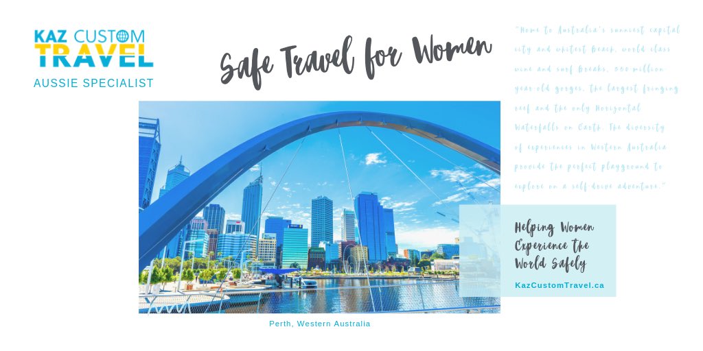 🇦🇺 Australia is one of the safest countries in the world for solo travellers (well, all travellers really). And Perth, Western Australia, is no exception.

#perth #westernaustralia #australia #travelagent #aussiespecialist #safetravel #solofemaletravellers
