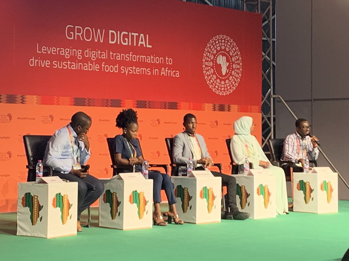 kenloh's tweet photo. Sonita Tossou from #Benin CEO of @FenouPackaging &amp; @FenouFoods as well as Patrick Ofosu from #Ghana, CEO of @agroinnovagh, both winners of the 2018 edition of CTA’s #PitchAgriHack are on the youth session « Showcasing and scaling models for agripreneurship »

#AGRF2019 #Gogettaz https://t.co/vMcZ9YZ2z9