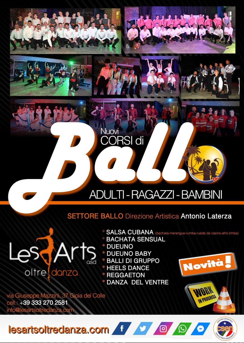 LesDanza's tweet photo. Nuovi corsi di ballo #lesartsoltredanza #gioiadelcolle #iniziocorsi https://t.co/CWArmLBs0j
