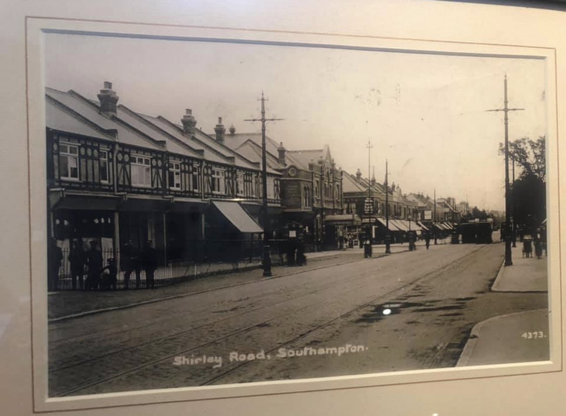 Shirley Rd now and back then.