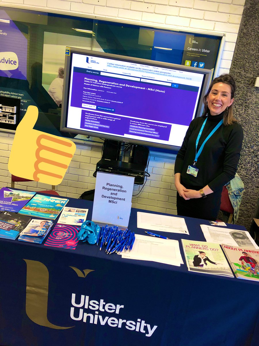 PRD_UlsterUni's tweet photo. Interested in studying for a career that will shape the places around you? Want to create resilient places? Come and speak with us at @UlsterUniโs Open Day on our Jordanstown Campus. #Planning #Regeneration #Development #StudyAtUlster #ReadyForUU #OpenDays https://t.co/HZJXjZ1leT