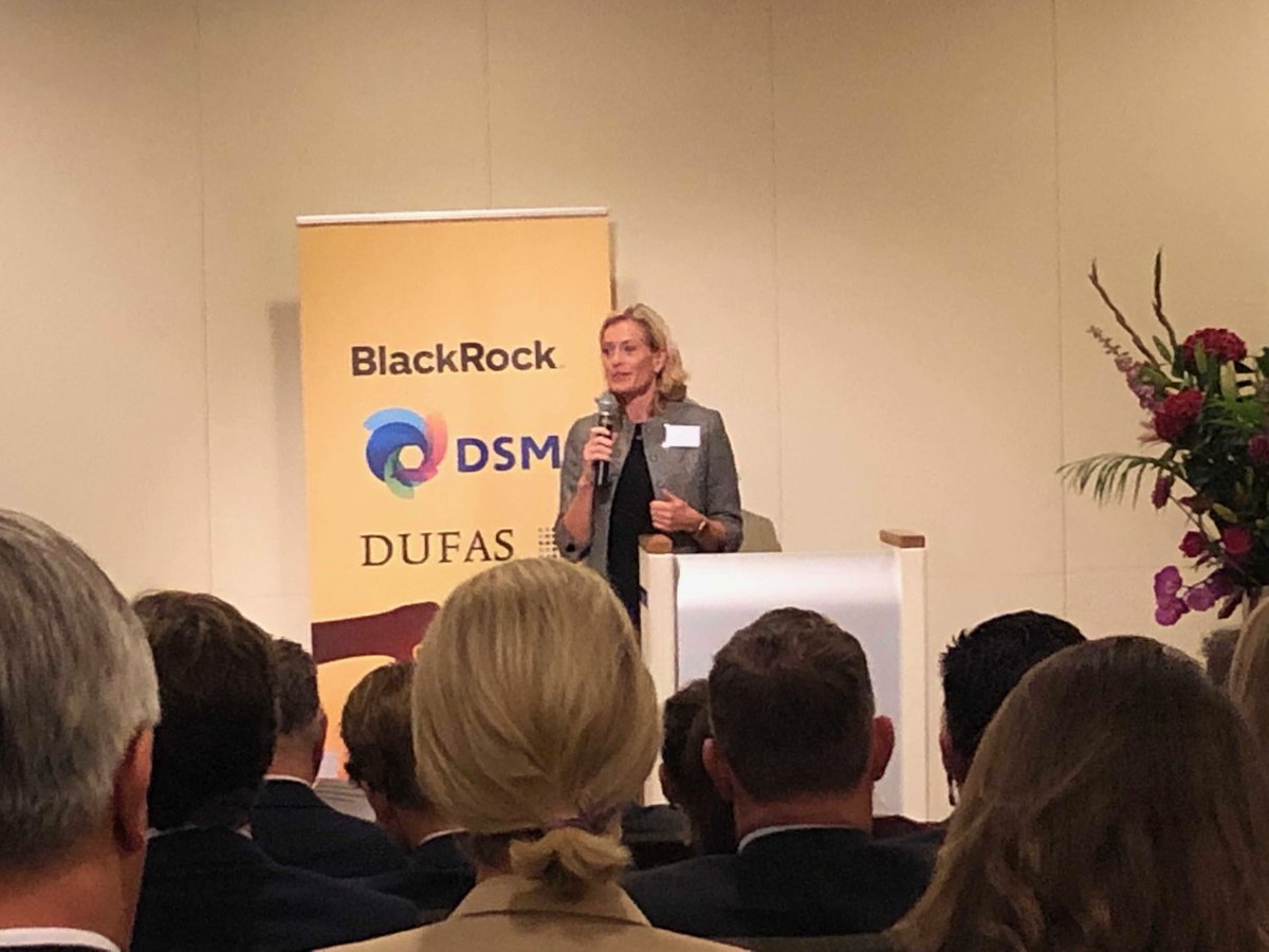 Opening door Iris van de Looij van “A conversation on stewardship and engagement”, georganiseerd door ⁦<a href="/DufasNL/">Dufas</a>⁩