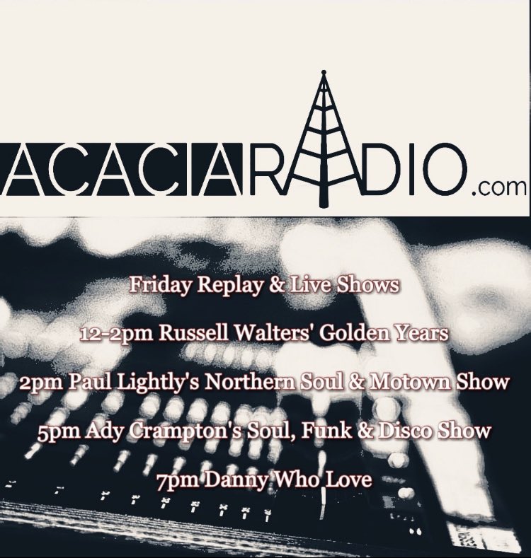 AcaciaRadio1287's tweet image. Today on acaciaradio.com from starting 12pm