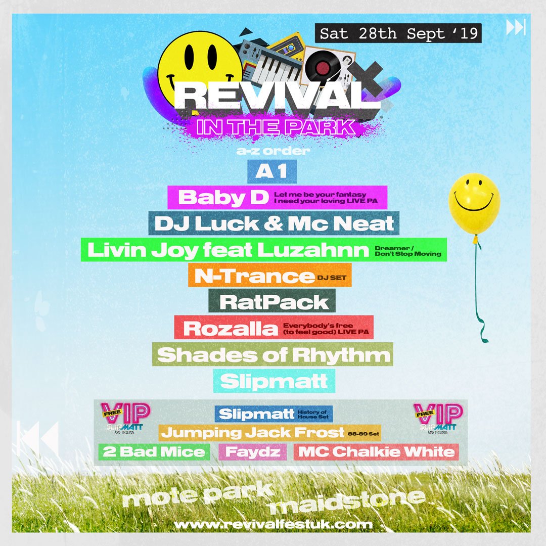 Just over 3 weeks to go until Revival Fest UK with <a href="/rozallab/">Rozalla</a>!!! For tickets - revivalfestuk.com