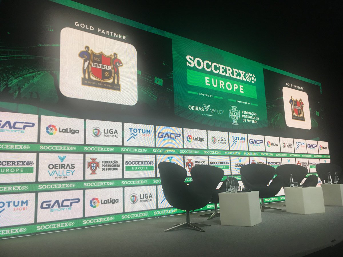 Proud to be partner of #SoccerexEurope ⚽️

⚫️🔴#TheWorldsFirst