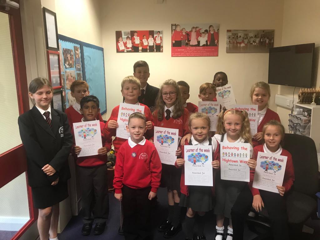 HightownJIN's tweet photo. Well done to the first #BTHW and #Learneroftheweek award winners this school year.
#funtimes #teamhightown #pridenotprizes https://t.co/FlgxBnHwbS