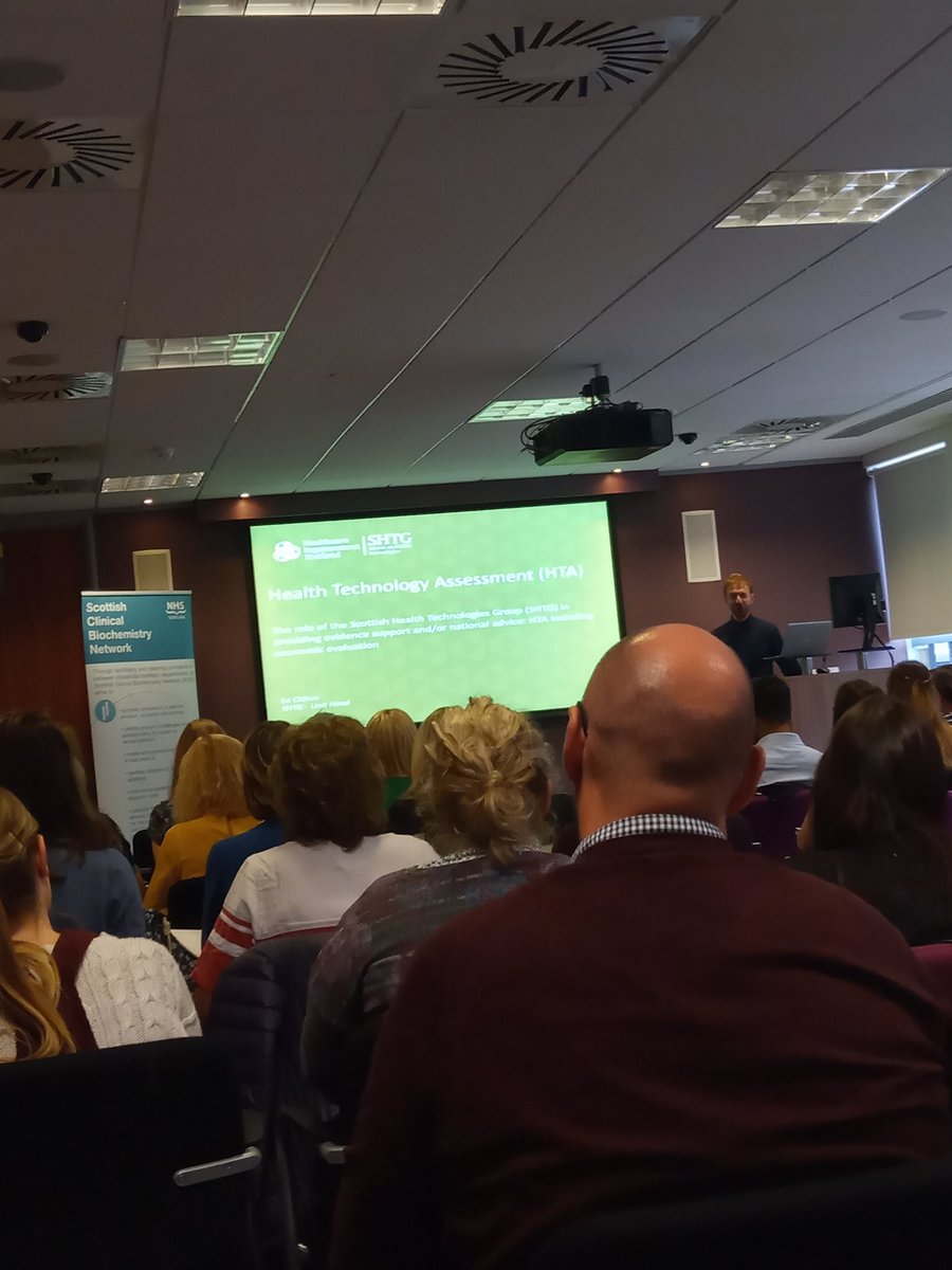 NMDNScot's tweet photo. Ed Clifton presenting on health technologies assessment #SCBN https://t.co/gElwRSLEQu