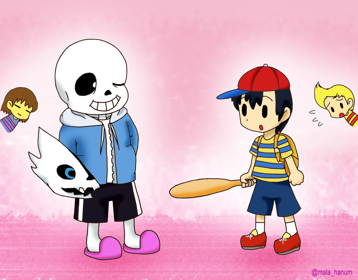 Ness VS Sans (Earthbound VS Undertale)