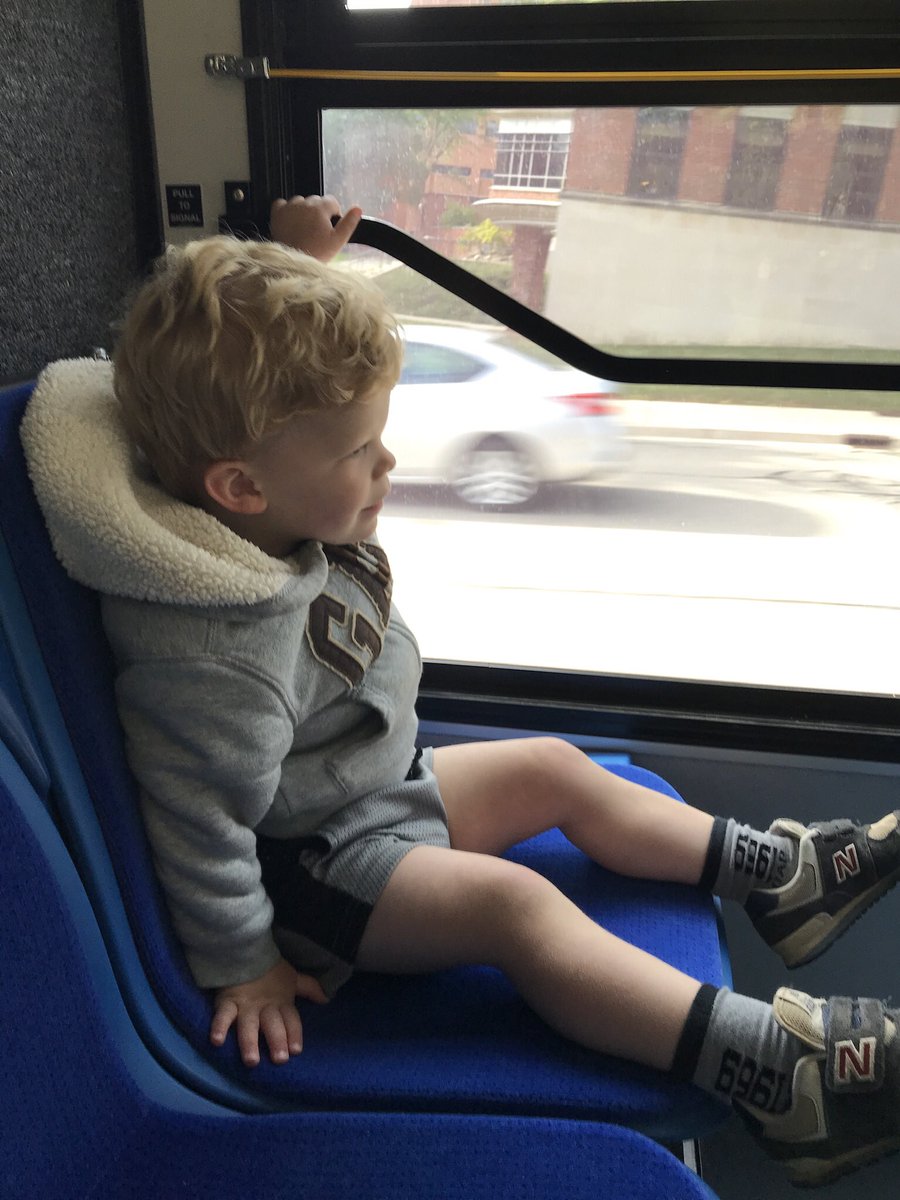 bmoodyrideout's tweet photo. Took the #MichiganBlueBus to north campus for a dr appt. It took us a few tries but we finally got on a #NorthCommuter that wasn’t packed! #MichiganKids #FeelLikeAStudent https://t.co/aff87qr8RF