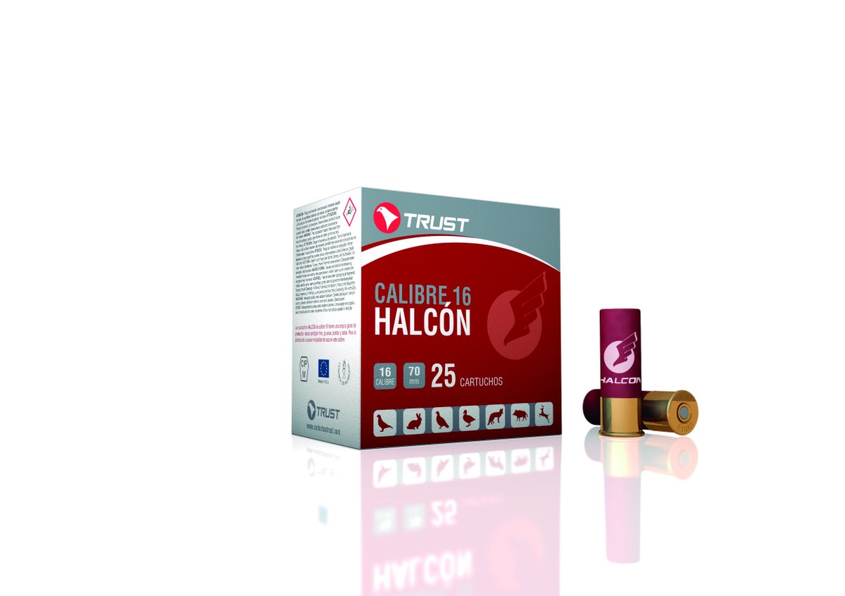 Cartuchos_TRUST's tweet image. TRUST HALCON CAL16. Con una carga de 28 gramos en una amplia variedad de tamaños de perdigón, el Halcón 16 es uno de los cartuchos más queridos por los cazadores que prefieren un tipo más clásico de caza y disfrutar los lances de una forma diferente. #cartridges #shotshells #ammo