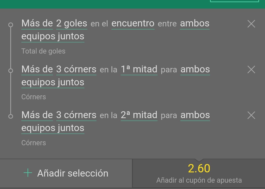 Bet_and_win19's tweet image. ↗️↗️Funbet

Cuota 2.60 

Dejamos nuestra funbet compartida por telegram.

Animaros y uniros a nuestro canal para estar informados de todos nuestros picks.