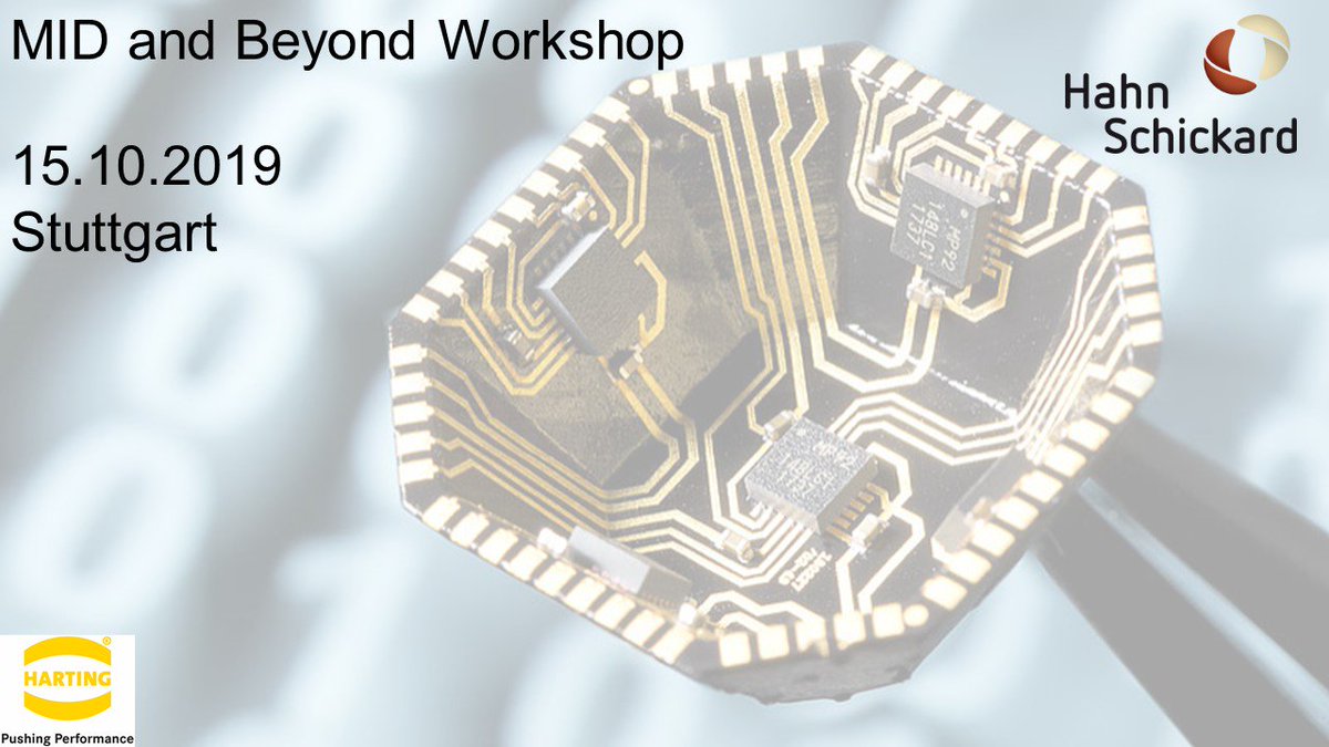 HARTING_MID's tweet image. @hahnschickard is hosting a MID and Beyond Workshop in #stuttgart. Topics are innovative and possible use cases of #3DMID. @ElisHirvonen and other international speakers will participate.
Visit bit.ly/2MFunwE for further information.

#HARTINGMID