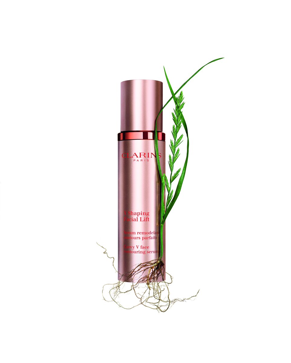 V Shaping Facial Lift de Clarins es el nuevo aliado para combatir la gravedad en el rostro. Ahora, este serum incluye agropyron, una planta responsable del incremento del colágeno, por lo que es la aliada perfecta para luchar contra la gravedad. #belleza #thecoolplan