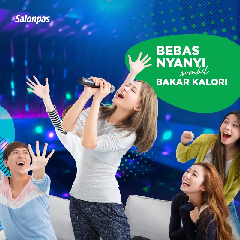 SalonpasID's tweet photo. Activers, tau gak sih? Selain bisa menyalurkan hobi dan emosi, karaoke selama sejam juga bisa bakar 270 kalori tubuhmu, loh. Cobain, deh. 

Mau ajak siapa, nih? Mention sekalian, ya! 

#SaatnyaSalonpas #BebasBerkreasi #Salonpas #BerkreasiDalamRaga #Funfacts https://t.co/Zul8VnLY23