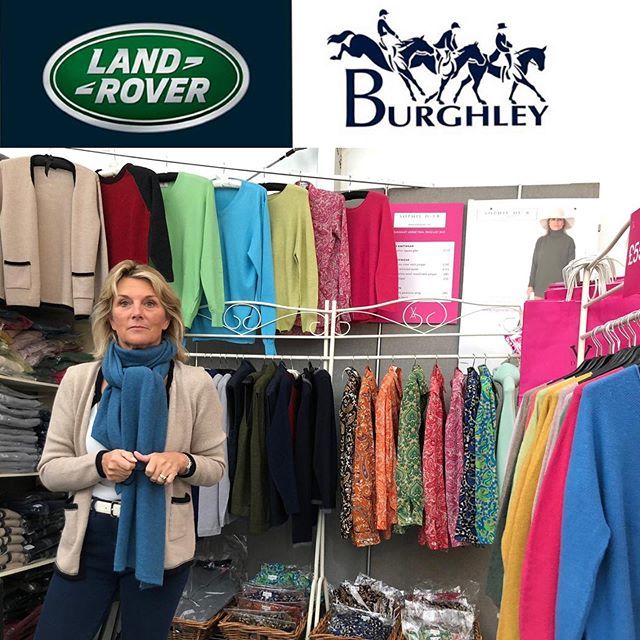 buckleaze's tweet photo. Day 2 @lrbht_official @burghleyhouse Slightly chiller morning. Fantastic shopping here @lrbht_official Come and see me &amp; parts of my NEW collection at Rural Crafts Tent - Hidden Valley near fence 8. Wearing Teal coloured pashmina 💕 #shopping#retailhe… https://t.co/z6gNEBpE8A https://t.co/WrcvKduK1e