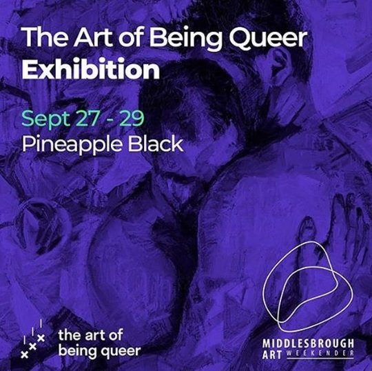 The Art Of Being Queer Exhibition.
'We have theartofbeingqueer taking over the whole upstairs of our building for a weekend residency, with this fantastic exhibition' - pineappleblackgallery

#takeover #residency #exhibition #pride  #middlesbrough
#teesside